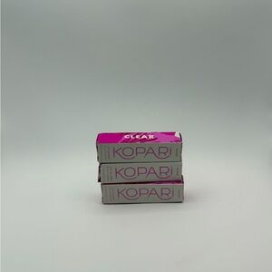 Kopari clear Lip Glossy three pack authentic New